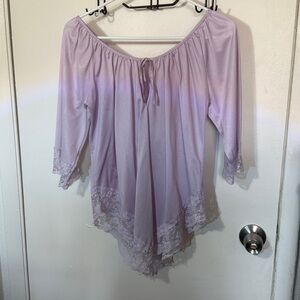 8. Purple Nylon Blouse